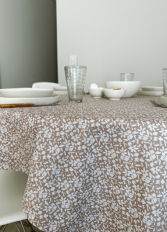 Mantel antimancha Flor