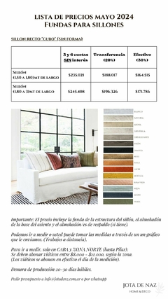 Funda para sillones