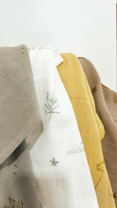 Manta de gasa Safari - Elefante - comprar online