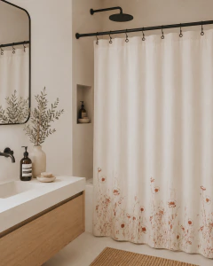 Cortina botanico bordo - comprar online