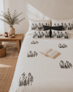 Conjunto funda de edredon bosque en internet