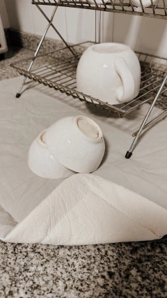 Paño secaplatos gris perla - Jota de Naz