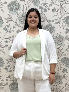 BLAZER ODETTE BLANCO - comprar online