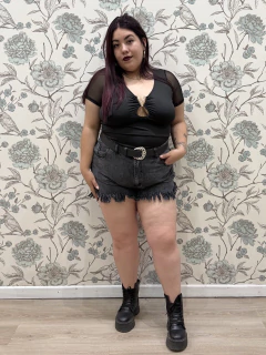 SHORT WARMY GRIS - comprar online