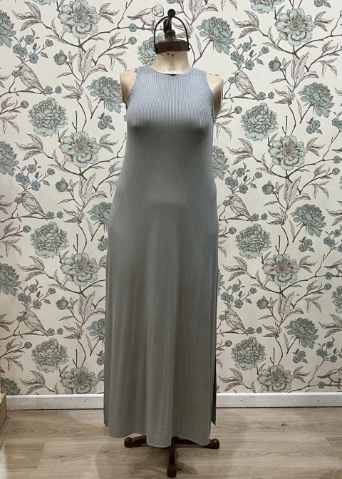 VESTIDO MERLINA GRIS