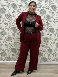 PANTALÓN ODETTE BORDÓ.