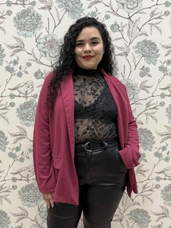 BLAZER VIVIENNE BORDÓ - Mujer como vos