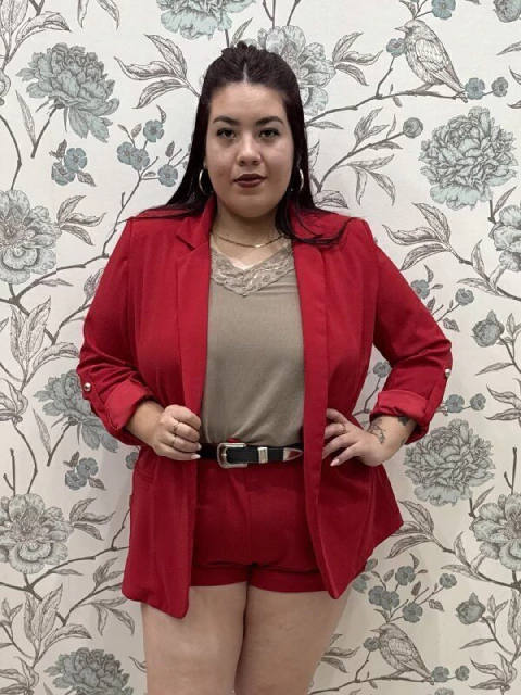 BLAZER ODETTE ROJO