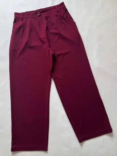 PANTALÓN ODETTE BORDÓ. - comprar online