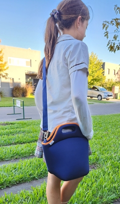 Lunchera Térmica de Neoprene Azul en internet