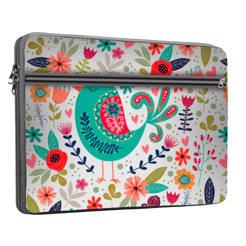 Funda Notebook con Bolsillo al frente Bird