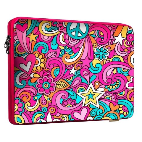 FUNDA Notebook Neoprene Est 16 Peace&Love
