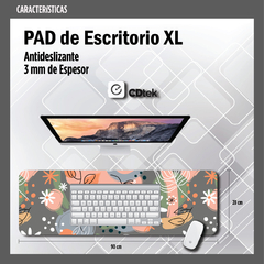 Pad Gamer Bigg FLOWERS - comprar online