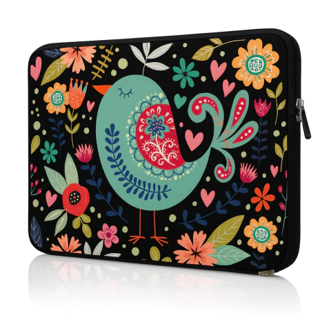 FUNDA Notebook Neoprene Est 43 BIRD Negro - comprar online