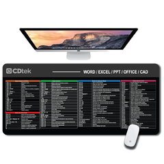 Desk Pad Atajos Excel/Office (84 x 38 cm) - comprar online