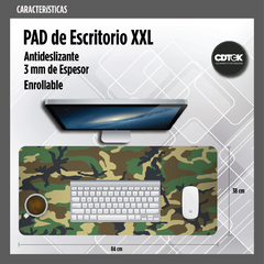 Desk Pad Camuflado (84 x 38 cm) - comprar online