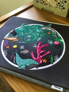 FUNDA Notebook Neoprene Est 36 Ocean Day en internet