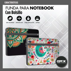 Funda Notebook con Bolsillo al frente Ornamental - comprar online