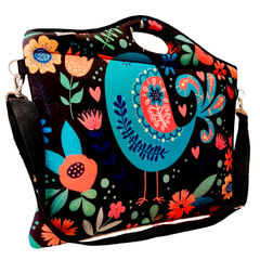 Maletin JOY con Correa y Manija BIRD Negro