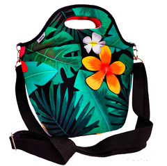 Lunchera Térmica de Neoprene Flower Power