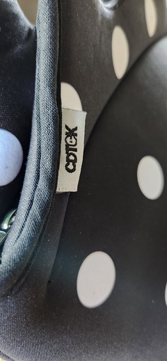 Imagen de Lunchera Térmica de Neoprene Lunares Blancos