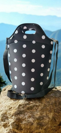 Bolso Matero TREND Lunares Blancos en internet