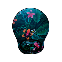 Mouse Pad con apoya muñeca de Gel Flower Power