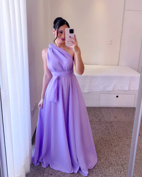 VESTIDO VARIAS FORMAS - LAVANDA - comprar online