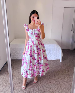 VESTIDO CYND - PRIMAVERA ROSA - comprar online