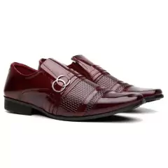 Kit 3 Sapatos Social Masculino Couro Sintético Mega Promoção - Moda Evangélica - LONDRES OUTLET