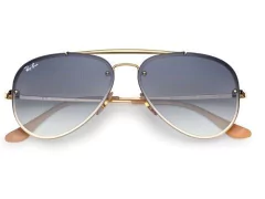 RAY-BAN RB3584N 001/19 AVIADOR BLAZE - DOURADO / AZUL DEGRADÊ - comprar online