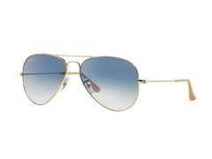 RAY-BAN RB3025L 001/3F AVIADOR - DOURADO / AZUL DEGRADÊ