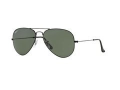 RAY-BAN RB3025L RB3026L 002/58 AVIADOR POLARIZADO - PRETO/VERDE