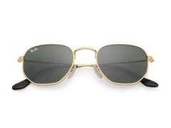 RAY-BAN RB3548N 001 HEXAGONAL - DOURADO / VERDE - comprar online