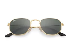 RAY-BAN RB3548N 001 HEXAGONAL - DOURADO / VERDE - comprar online