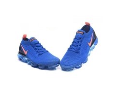 Tênis Nike Air Vapor Max Flyknit 2.0 Azul e Laranja na internet