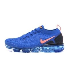 Tênis Nike Air Vapor Max Flyknit 2.0 Azul e Laranja