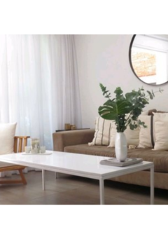Mesa Ratona Hierro Blanca - comprar online