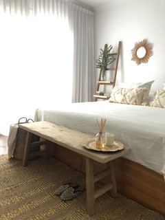 Escalera Perchero con Estantes Rústica - comprar online
