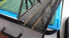 D1184 - Ponte Treliça Metalica - Marca Atlas - c/ Trilho - Produto usado, vendido no estado - Brechó  Juca  Férreo  -  Prod. Usados Produtos " Fora de Catálogos " & Novos
