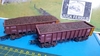 N1519 - Lote c/ 2 - Vagao GDE Gondola curta Vale Cvrd - Ref. 2018/2019 Envelhecido e com carga - Produto fora de catalogo