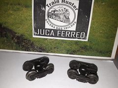 D271 - Par de Truques 02 molas para vagoes de cargas - Modelo Ride Control Frateschi - Ref. 20050 - Nao possui barra de engates - Produto usado - Vendido no estado - Brechó  Juca  Férreo  -  Prod. Usados Produtos " Fora de Catálogos " & Novos