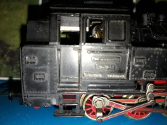 c202 - Locomotiva Fleischmann - Maria Fumaca 0-6-0 - Produto usado e antigo / Decada 89/90 - loja online