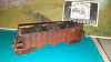 E418 - Vagao Hopper Aberto RFFSA sem engates - Ref. 2093 - envelhecido - comprar online