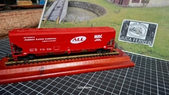 i907 - Vagao Hopper HFT - All MRC - Frateschi - Ref. 2098 - matricula HFT 053424-2 - Produto FORA DE CATALOGO e pouco usado