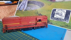 C228 - Locomotiva G12 Rffsa Centro Oeste - Ref. 3001 Frateschi - com avarias - Produto usado e fora de catalogo - Brechó  Juca  Férreo  -  Prod. Usados Produtos " Fora de Catálogos " & Novos