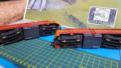 esgotado C217 - LOCOMOTIVA Dupla de FA1 RFFSA CENTRAL - Diferentes Numeracoes - Ref. 3008 - Frateschi - Produto usado na internet