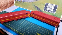 esgotado C217 - LOCOMOTIVA Dupla de FA1 RFFSA CENTRAL - Diferentes Numeracoes - Ref. 3008 - Frateschi - Produto usado - Brechó  Juca  Férreo  -  Prod. Usados Produtos " Fora de Catálogos " & Novos