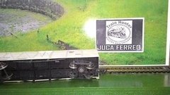B124 - Vagao Transporte de adubo VGE - EFS Sorocabana - Ref. 2008 Frateschi - Produto fora de catalogo - Brechó  Juca  Férreo  -  Prod. Usados Produtos " Fora de Catálogos " & Novos