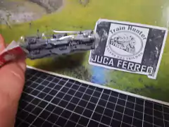 D1109 - Truque de acabamento da Locomotiva GE5200 vandeca GE 5200 - Ref. 30105 - 01 par - Produto novo e fora de catalogo